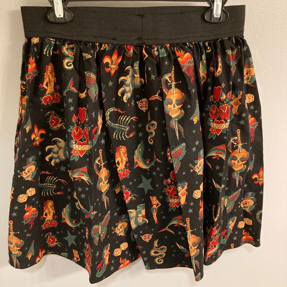 Tattoo mini skirt